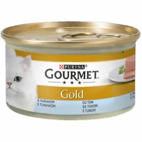 تصویر کنسرو گربه گورمت مدل پته ای طعم ماهی تن 85 گرم (ترکیه) ا Gourmet Gold Tuna 85g Gourmet Gold Tuna 85g