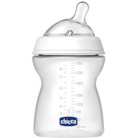 تصویر شیشه شیر مدل Natural Feeling ظرفیت 250 میلی لیتر بی رنگ چيکو Chico Natural Feeling Bottle Capacity 250ml