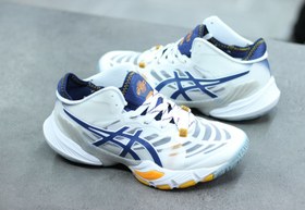 تصویر کفش والیبال اسیکس متارایز سفید Asics Sky Metarise wht blue 