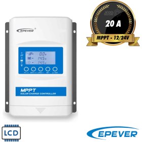 تصویر شارژکنترلر خورشیدی 20 آمپر 12/24 ولت MPPT برند EPEVER مدل XTRA2206N-XDS2 20A 12/24V MPPT Charge Controller EPEVER XTRA2206N-XDS2