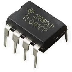 تصویر آی سی TL081CP آمپلی فایر پکیج DIP-8 