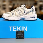 تصویر کتانی نیوبالانس ۵۳۰ زنانه رنگ سفیدنقره ای - ۱ / سفید سرمه ای / 