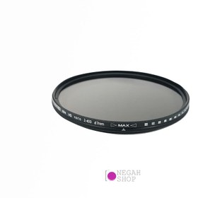 تصویر فیلتر لنز ان دی Zomei Slim Fader ND2-400 Vario 77mm 