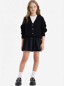 تصویر ژاکت کش باف پشمی بچگانه دیفکتو defacto 