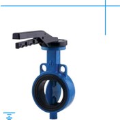 تصویر شیر پروانه ای ویفری pn16 وگ امید گلستان 4 اینچ 