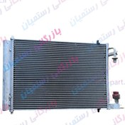 تصویر رادیاتور کولر پژو ۲۰۶ همراه با سوییچ فشار جدید برند سردساز 