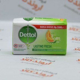 تصویر صابون آنتی باکتریال دتول مدل Lasting Fresh وزن ۱۰۰ گرم | Dettol Lasting Fresh Anti-Bacterial Odour Protection Bar Soap 100gr 