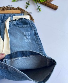 تصویر شلوارک جین ابی بچگانه - ۷۰ 