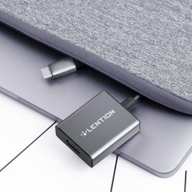 تصویر مبدل USB-C به HDMI لنشن مدل UC-4KHDMI کابل تبدیل کابل تایپ سی USB Type-C