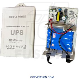 تصویر یو پی اس تک دوربین 