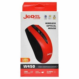 تصویر ماوس بی سیم JEDEL W450 با بهترین کیفیت MOUSE JEDEL W450