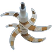 تصویر تیغه خردکن مدل شش پره مناسب برای انواع خردکن 