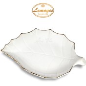 تصویر دیس سرامیکی کوچک طرح برگ لمون 