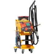 تصویر دستگاه نقطه جوش صافکاری دوطرفه تکنو صاف مدل 22000 Techno saf spot welder 22000