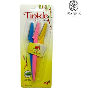 تصویر تیغ ابرو 3تایی tinkle مدل kv-7 