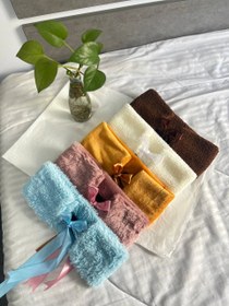 تصویر هد بند خز روسی زنانه برند طرح alo - -نسکافه ای Women's Russian Faux Fur Headband – ALO