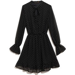 تصویر پیراهن آستین بلند مجلسی زنانه مدل پرنسا برنس Bornos 