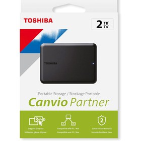 تصویر هارد اکسترنال توشیبا مدل Canvio Partner ظرفیت ۲ ترابایت 