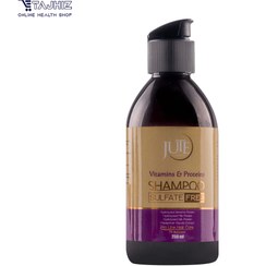 تصویر شامپو بدون سولفات ژوت ویتامینه و پروتئینه مو 250 میل Jute Shampoo Sulfate Free Vitamins & Proteins 250ml