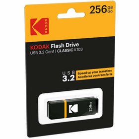 تصویر فلش مموری کداک مدل KODAK K103 ظرفیت 256 گیگابایت KODAK K103 USB 3.2 256G Flash Memory