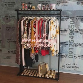 تصویر رگال لباس فلزی کد A4 رگال لباس کد A4 سفید ارتفاع ۱۵۵ طول ۱۱۰ رنگ کوره ای ضد خش