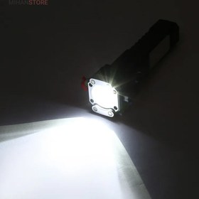 تصویر چراغ قوه دستی ۸کاره مدل Led torch 