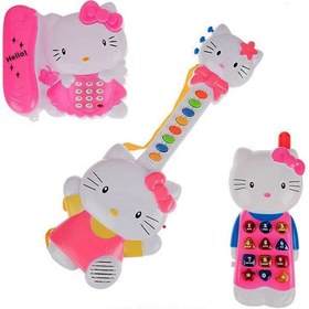 تصویر ست سه عددی اسباب بازی موزیکال کیتی 