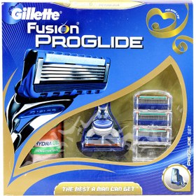 تصویر ست اصلاح ژیلت مدل Fusion Proglide مجموعه 3 عددی | تیغ اصلاح