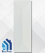 تصویر کاشی خاک‌سفید جگوار 30×10 کالکشن ملودی سفید براق 