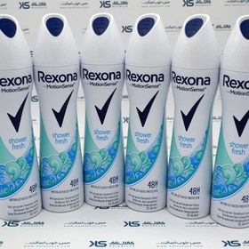 تصویر اسپری زنانه رکسونا شاور فرش 48 ساعته حجم 200 میل Rexona shower fresh 48h for women Spray 200ml