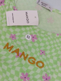 تصویر تیشرت نخی زنانه منگو طرح دار - ایکس لارج XL / ۱۵۵۰۰۰ T-shirt Mango