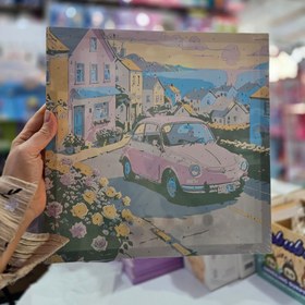 تصویر بوم نقاشی آبرنگی سایز ۳۰ در ۳۰ 