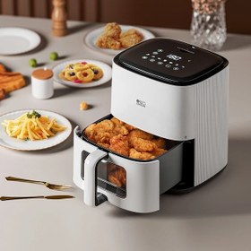 تصویر هواپز بدون روغن شیائومی مدل Silencare SC-K509 Xiaomi Silencare SC-K509 Smart Cloud Air Fryer