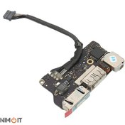 تصویر برد صدا و یو اس بی لپ تاپ MacBook Air 13" A1466 A1369 Power DC Jack I/O USB Audio Board 2010 2011 2012 2013 2014 2015 2017 