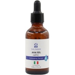 تصویر سرم لایه بردار شیلاندر حجم ۵۰ میلی لیتر حاوی AHA ۱۵% و ویتامین C 