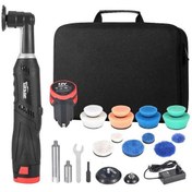 تصویر مینی پولیشر اوربیتال کارز گیفت سایز ۳ اینچ (7.5 سانت) مدل Mini Car Polisher – دستگاه پولیش کوچک مخصوص نقاط ظریف 