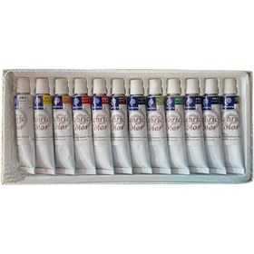 تصویر رنگ پارچه ۱۲رنگ برند مموری 