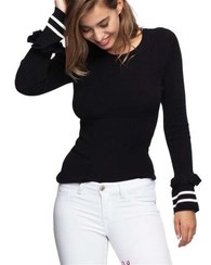 تصویر پلیور بافت زنانه مشکی Tally Weijl 