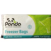 تصویر کیسه فریزر لفافی پاندا 100 عددی فریزر لفافی پاندا