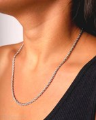 تصویر ست گردنبند طنابی - طلایی 