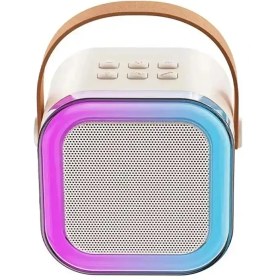 تصویر اسپیکر میکروفون دار بی سیم مدل K12 دو میکروفون Wireless Speaker K12 with 2 mic