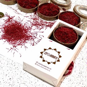 تصویر زعفران سوپرنگین صادراتی (بسته بندی طلاکوب مخصوص هدیه دادن) - ۲ مثقال Saffron gift