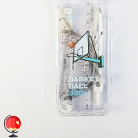 تصویر ست پرگار 7 تکه طرح بسکتبال هونگبو 