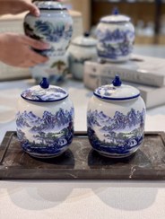 تصویر جار کاپ و مینی جینجر دکوری وارداتی 