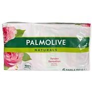 تصویر خرید صابون دستشویی پالمولیو بسته 6 عددی palmolive soap 