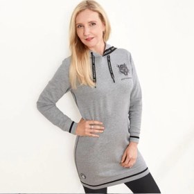 تصویر هودی بلند زنانه اورجینال کرویت Crivit آلمان و Jette Sport طوسی 