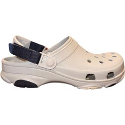 تصویر کراکس مدل آلترین (طوسی روشن/بنفش) - Crocs All Terrain (Light Grey/purple) 