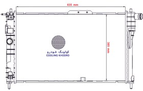 تصویر رادیاتور دوو سیلو "(DAEWOO) / اسپرو / ریسر" 
