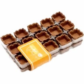 تصویر نان تارت مربعی شکلاتی فلوت 