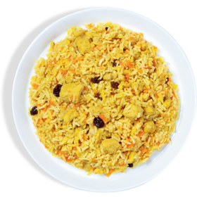 تصویر هویج پلو با مرغ 